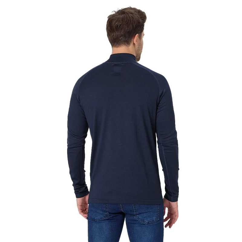 Merino 250 Pullover 1/4 Zip Herren - BORA - 100% Merinowolle