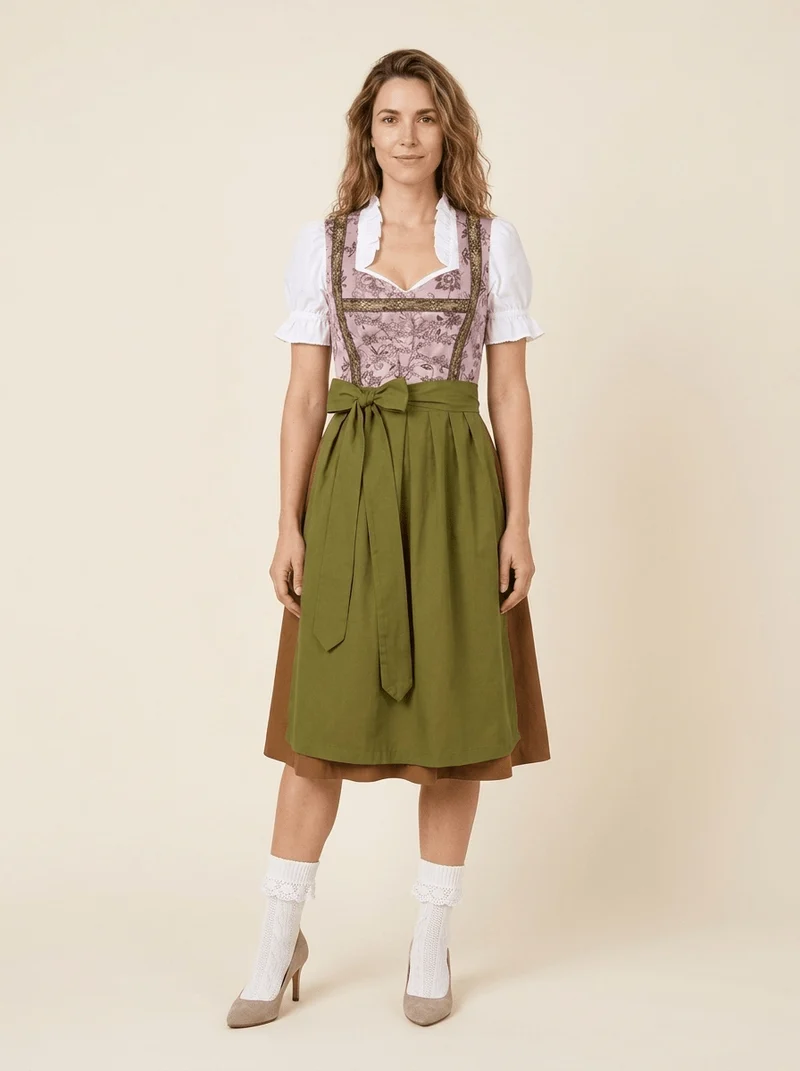 Dirndl Set Astrid rosé