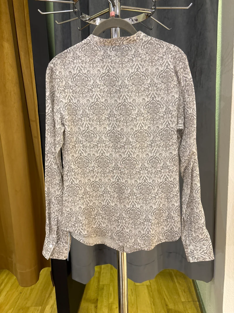 Damen Trachtenbluse Anna Langarm taupe