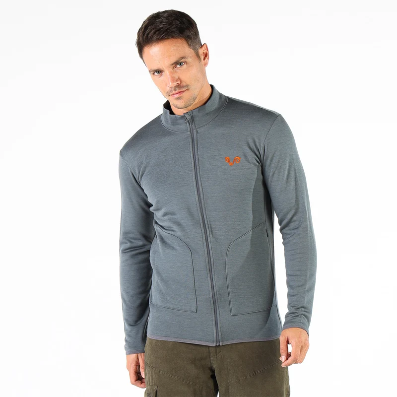 Merino Jacke - BORNOVA - 100% Merinowolle