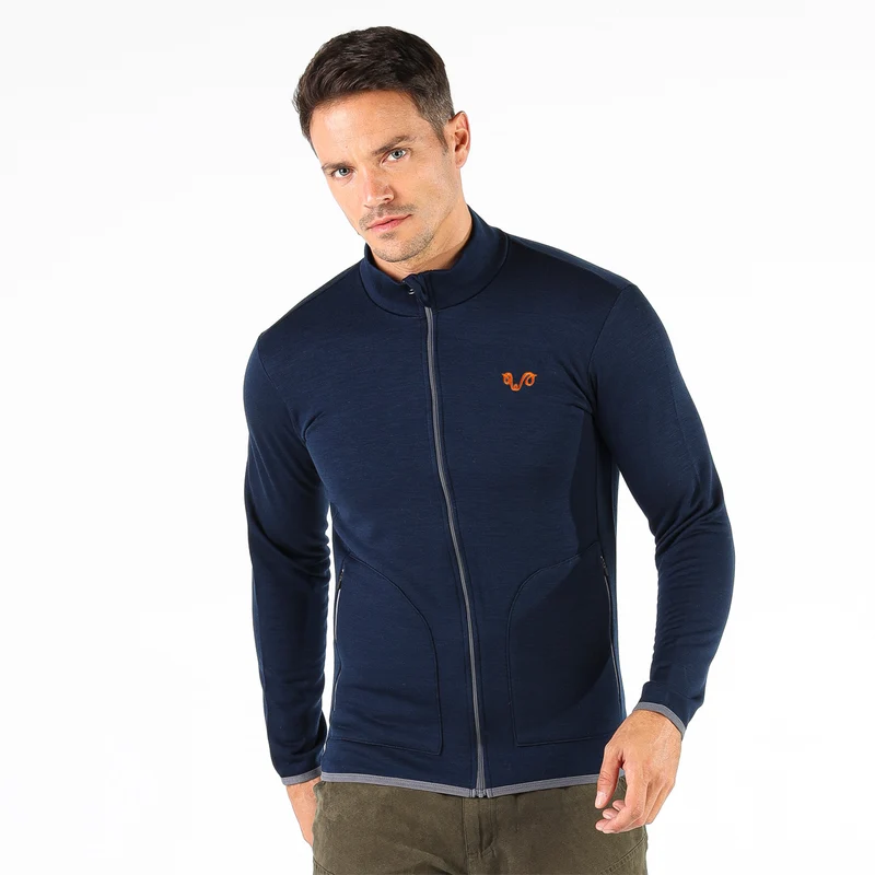 Merino Jacke - BORNOVA - 100% Merinowolle