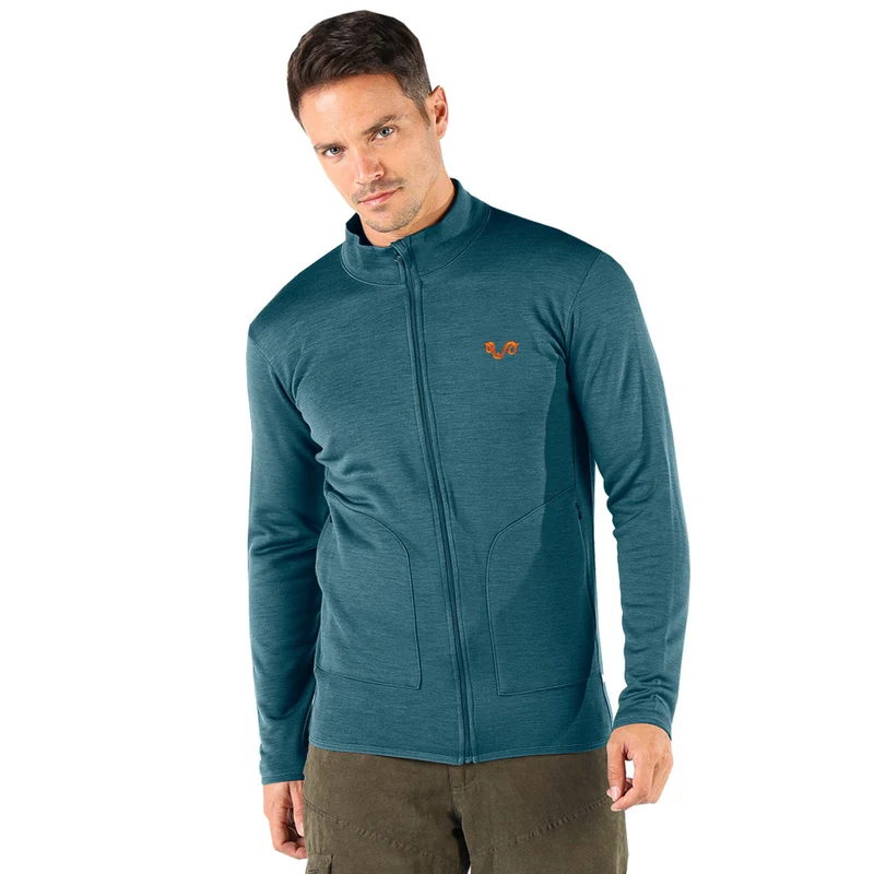 Merino Jacke - BORNOVA - 100% Merinowolle