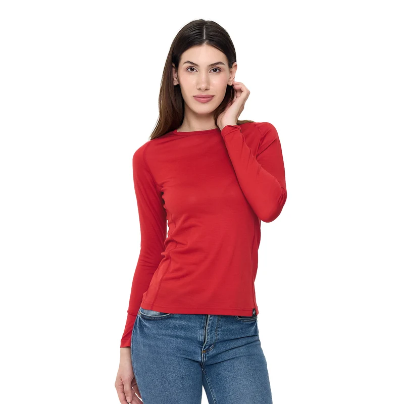 Langarmshirt - KONA - 100% Merinowolle