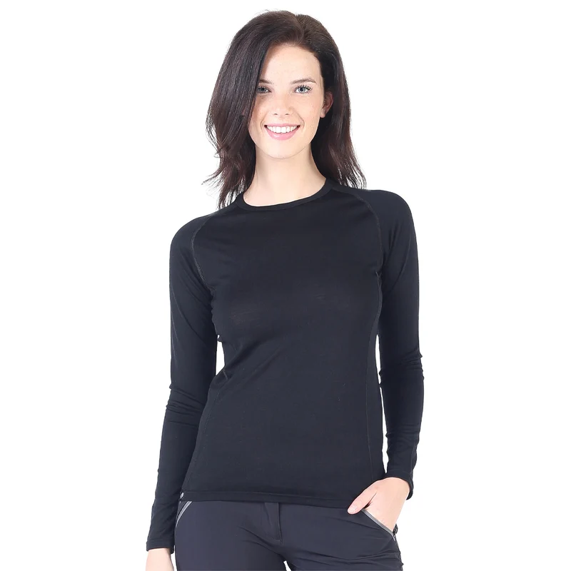 Langarmshirt - KONA - 100% Merinowolle