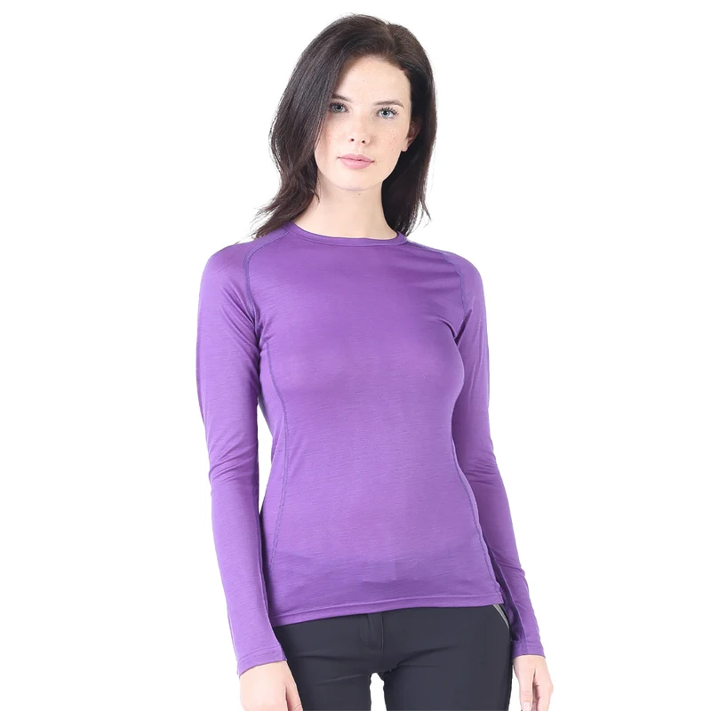 Langarmshirt - KONA - 100% Merinowolle