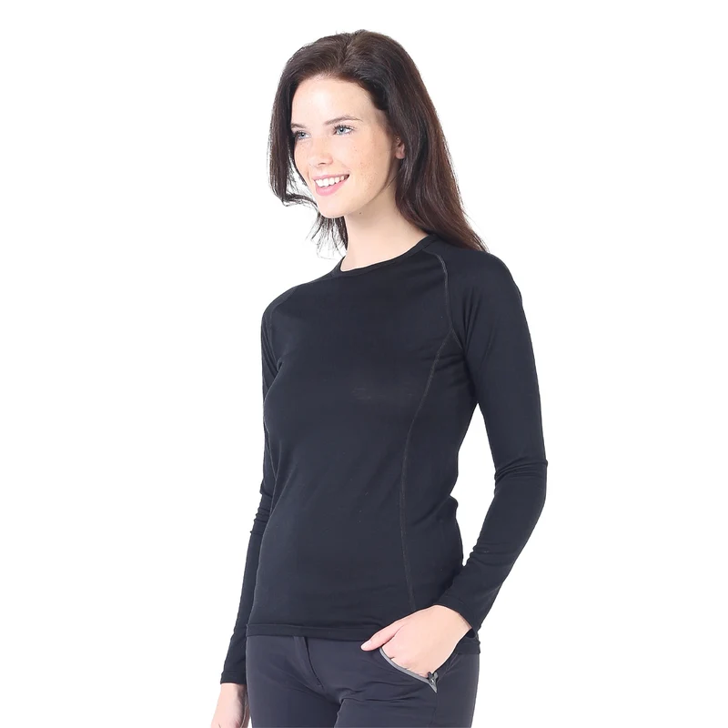 Langarmshirt - KONA - 100% Merinowolle