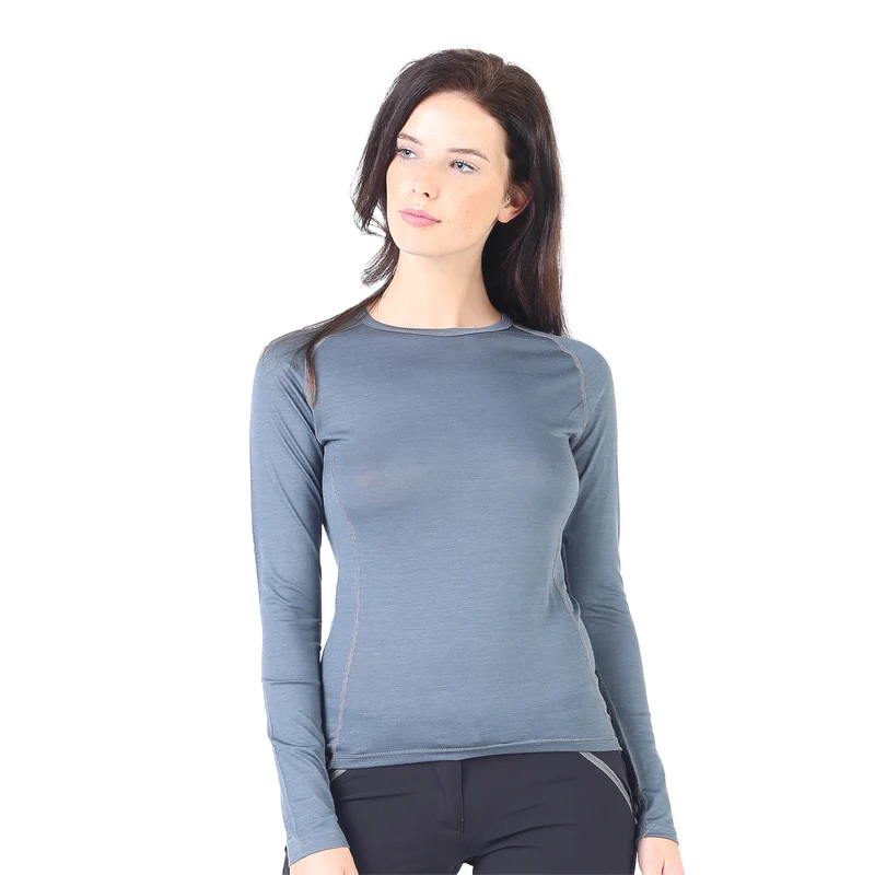 Langarmshirt - KONA - 100% Merinowolle