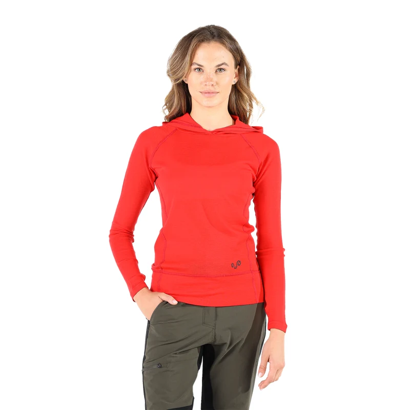 Langarm Hoodie - SONATRA - 100% Merinowolle