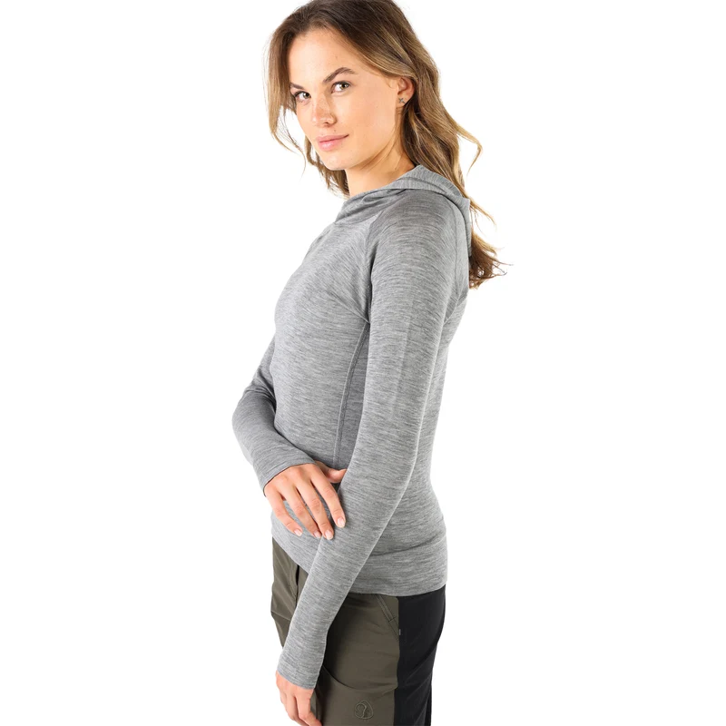 Langarm Hoodie - SONATRA - 100% Merinowolle