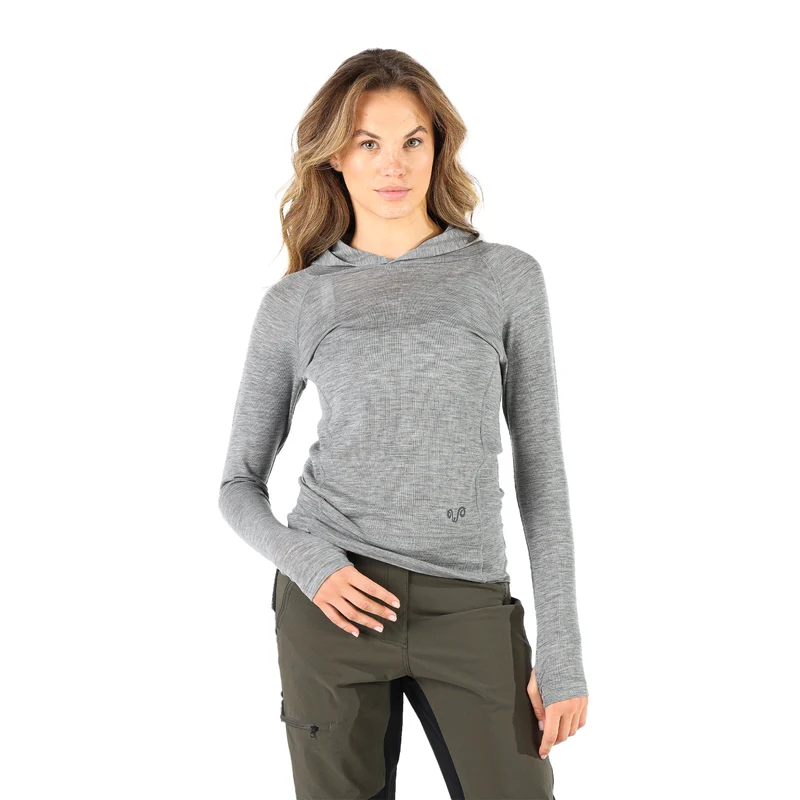 Langarm Hoodie - SONATRA - 100% Merinowolle