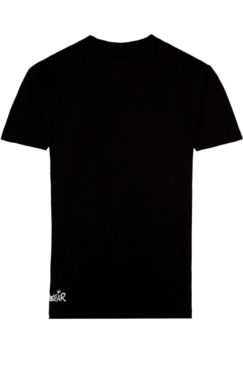 Herren T-Shirt mit Hirsch Biker Print
