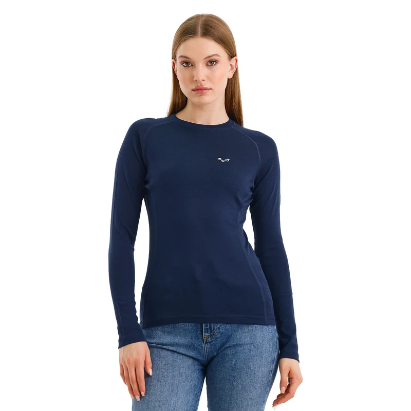Langarmshirt - ALIZE - 100% Merinowolle