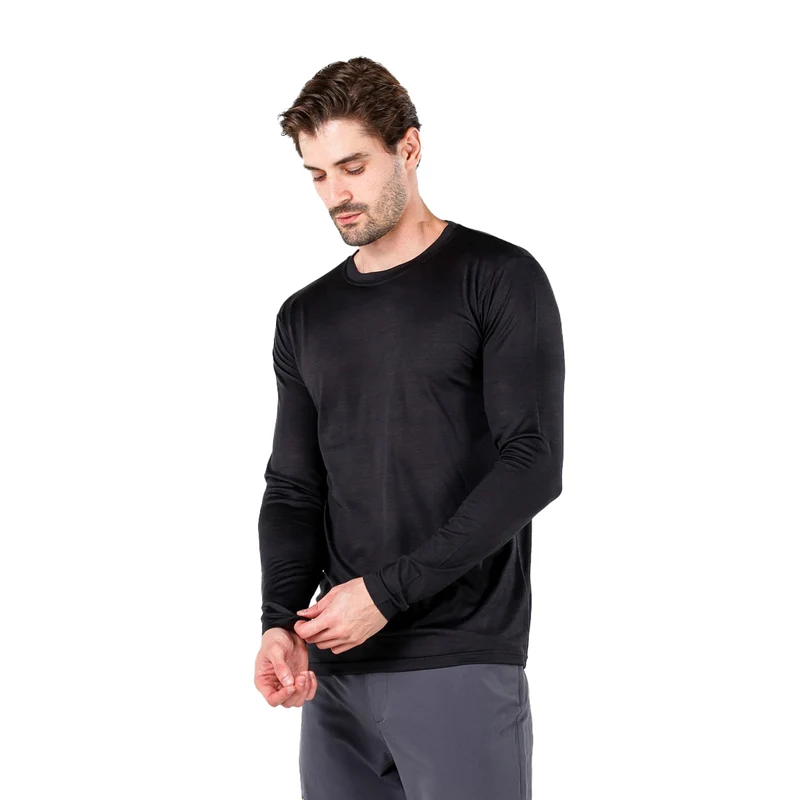 Langarmshirt - ERIS - 100% Merinowolle