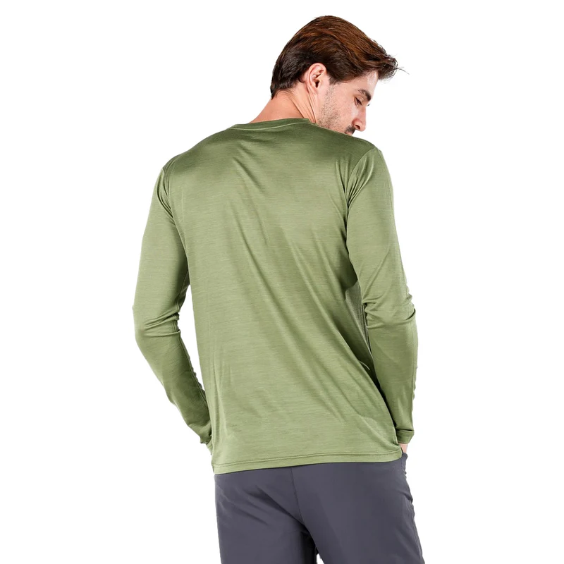 Langarmshirt - ERIS - 100% Merinowolle