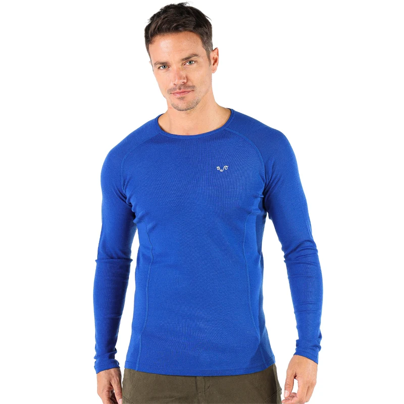 Langarmshirt - REMUS - 100% Merinowolle