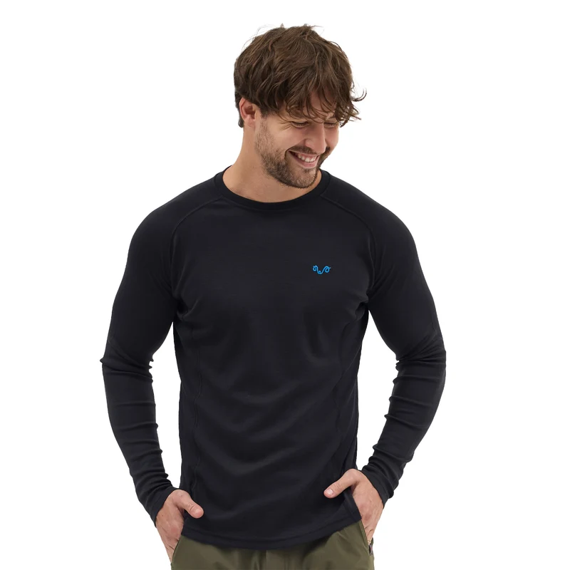 Langarmshirt - REMUS - 100% Merinowolle