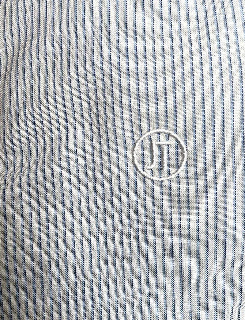 TRACHTENHEMD SLIMFIT NADELSTREIFEN MONACO BLUE