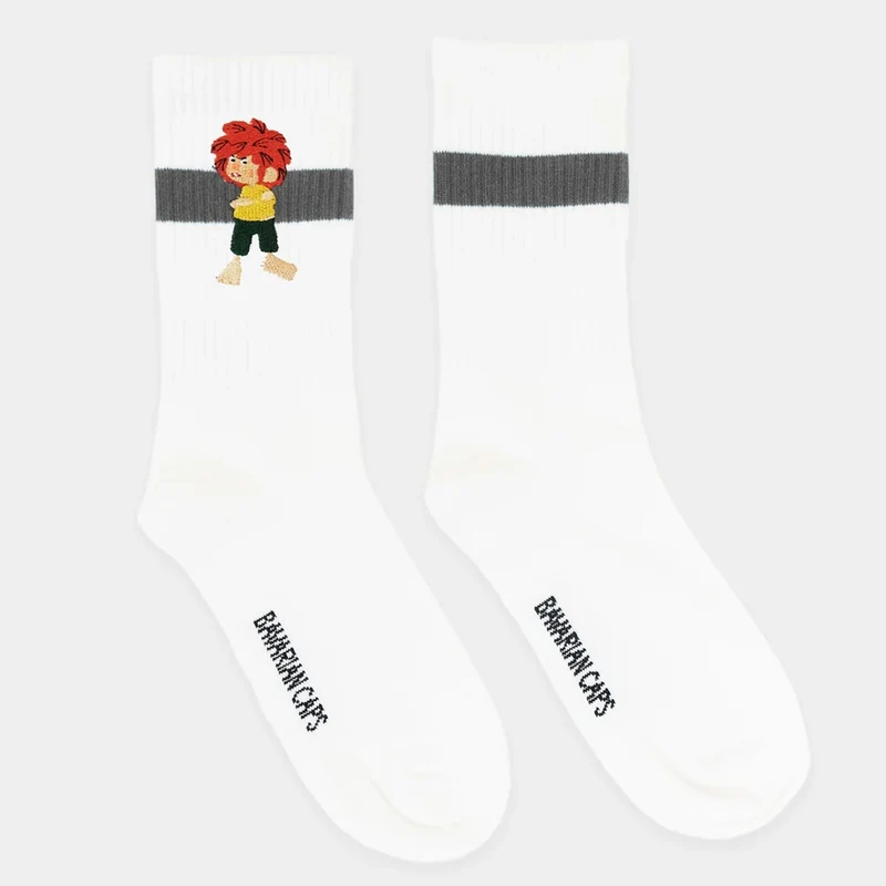 Bavarian Caps Sportsocken Pumuckl Grantig Weiß Größe 41-46