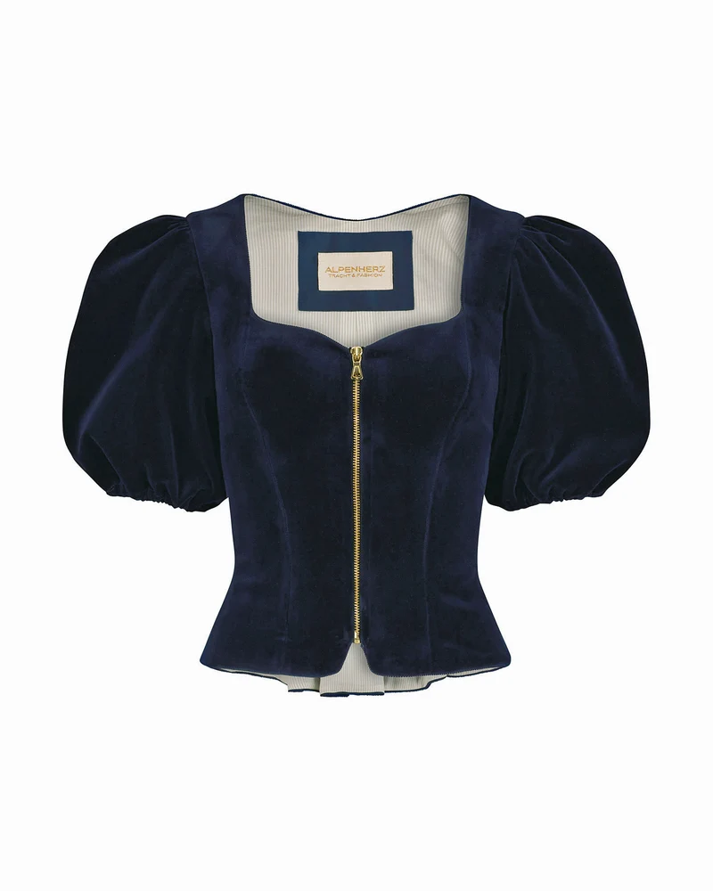 Samtmieder Diana mit Puffarm
