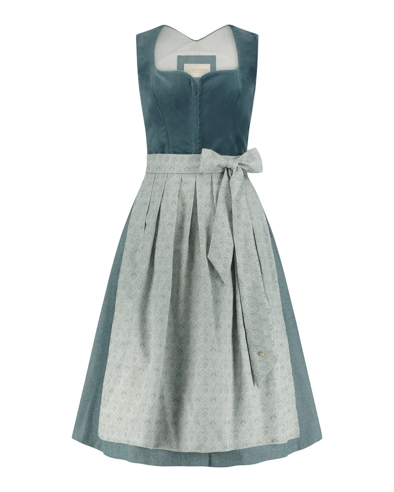 Samtdirndl Melissa mit abknöpfbarem Arm