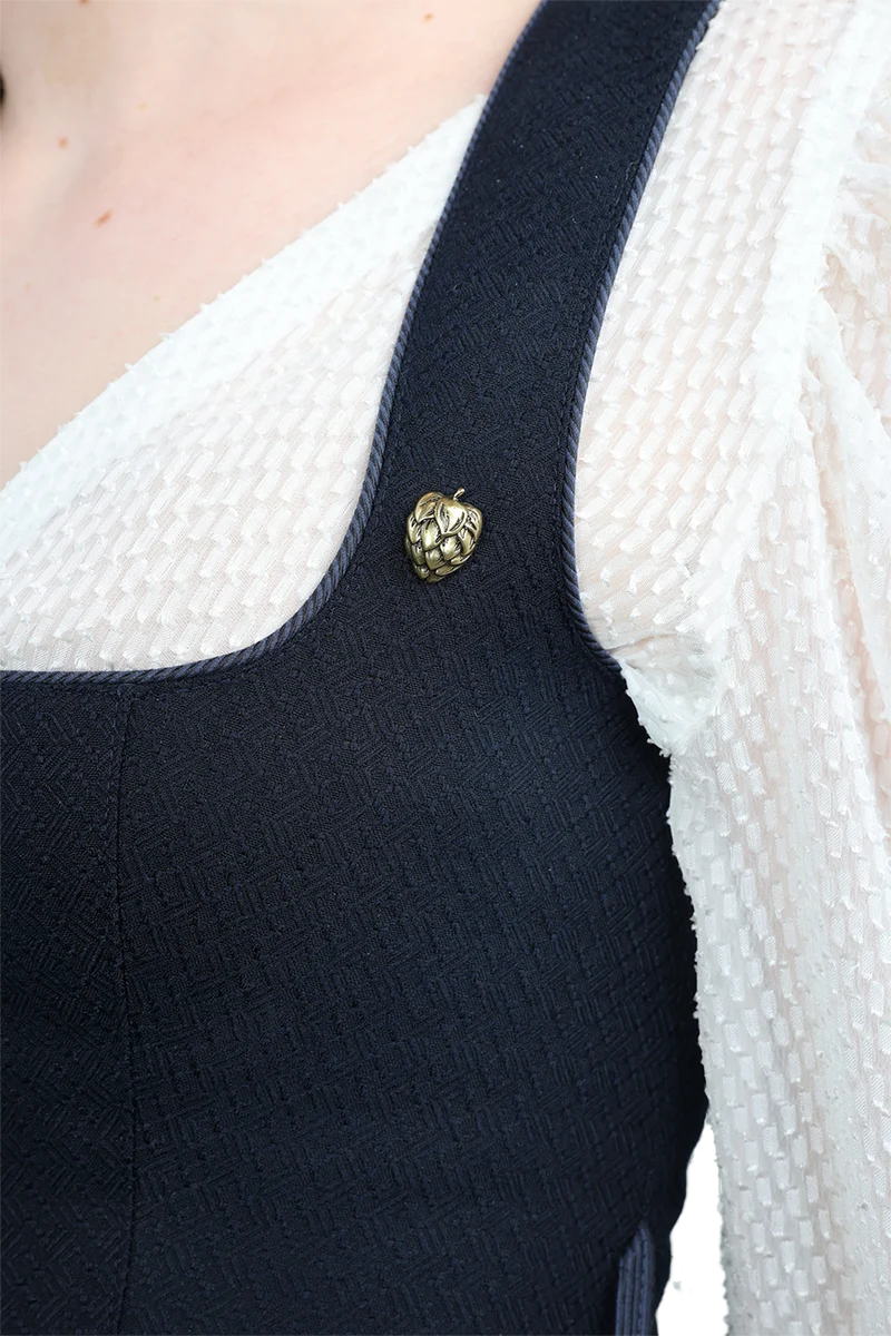Anstecker Pin Hopfendolde - altgold