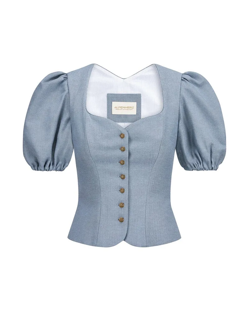 Mieder Carlotta mit abnehmbarem Puffarm