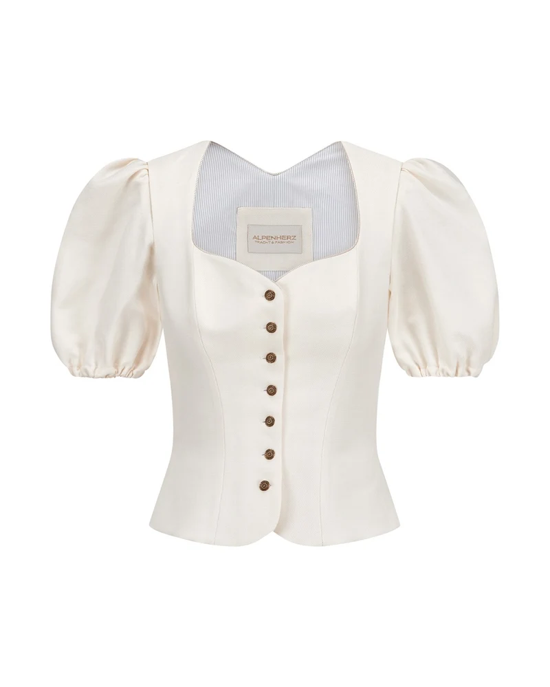Mieder Carlotta mit abnehmbarem Puffarm