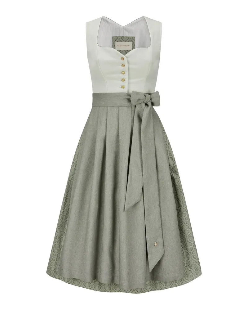 Samtdirndl Mel mit abnehmbarem Flügelarm