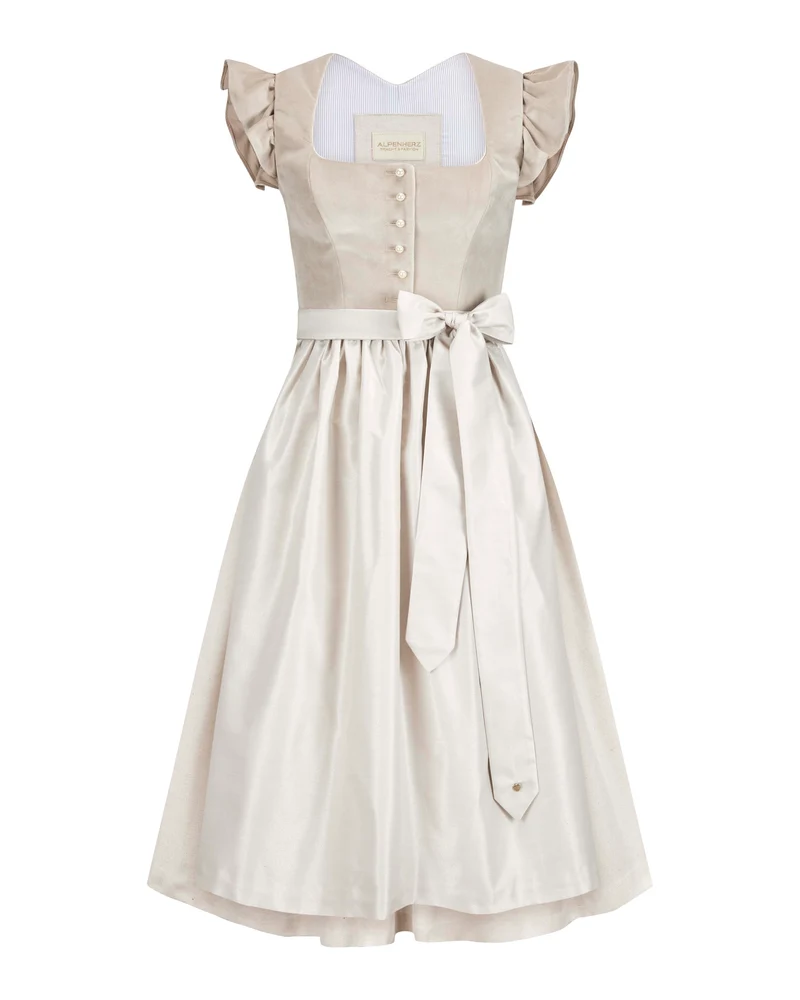 Samtdirndl Mel mit abknöpfbarem Arm