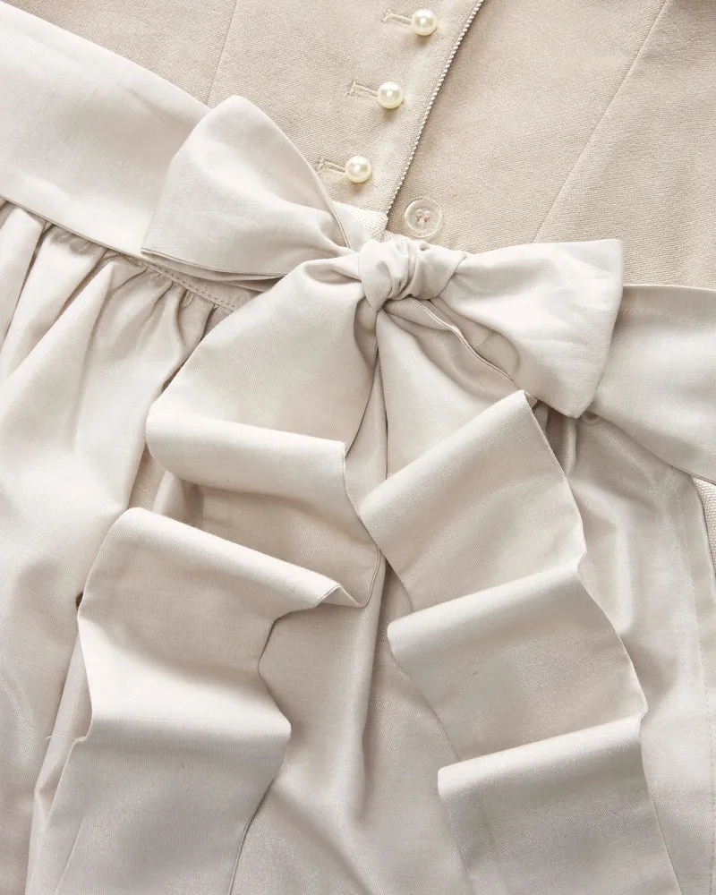 Samtdirndl Mel mit abknöpfbarem Arm