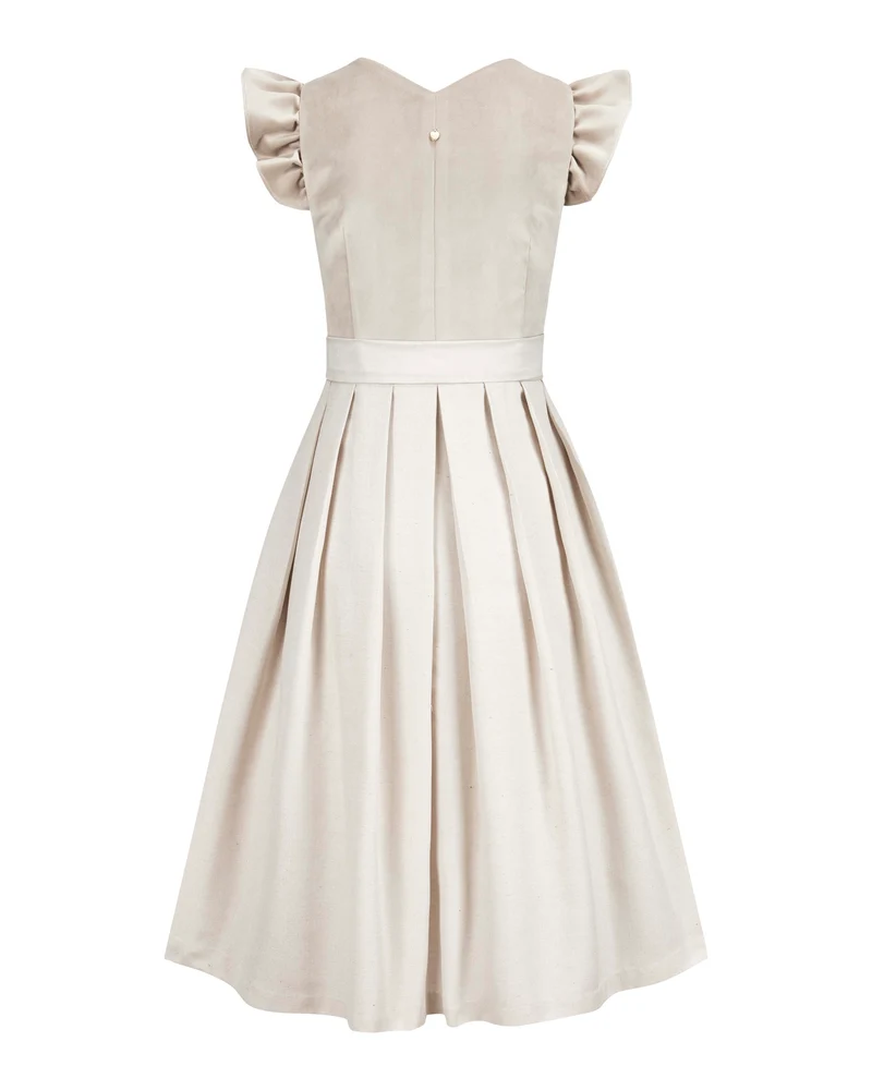 Samtdirndl Mel mit abknöpfbarem Arm