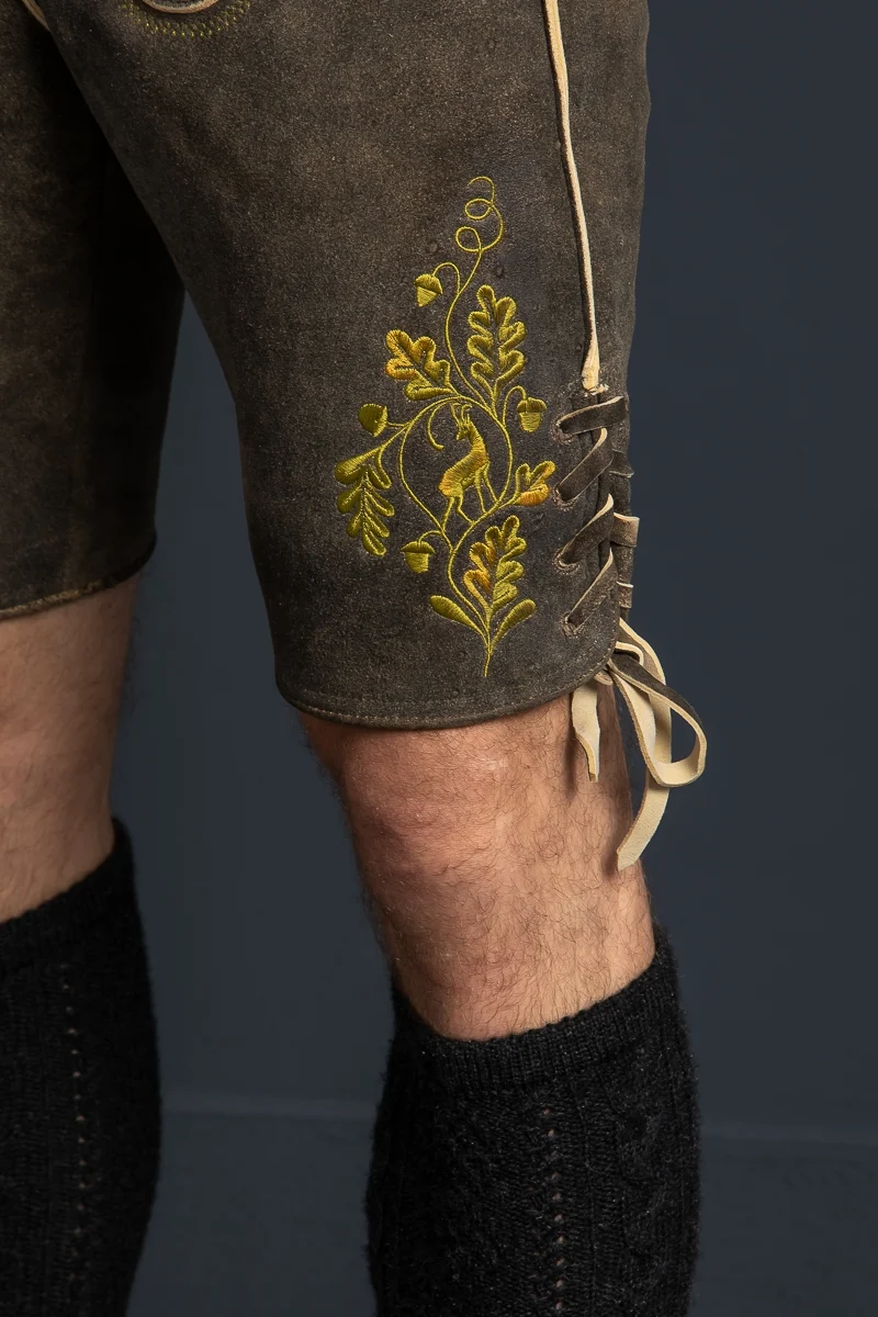 Kurze Meindl Hirschlederhose Nockerberg