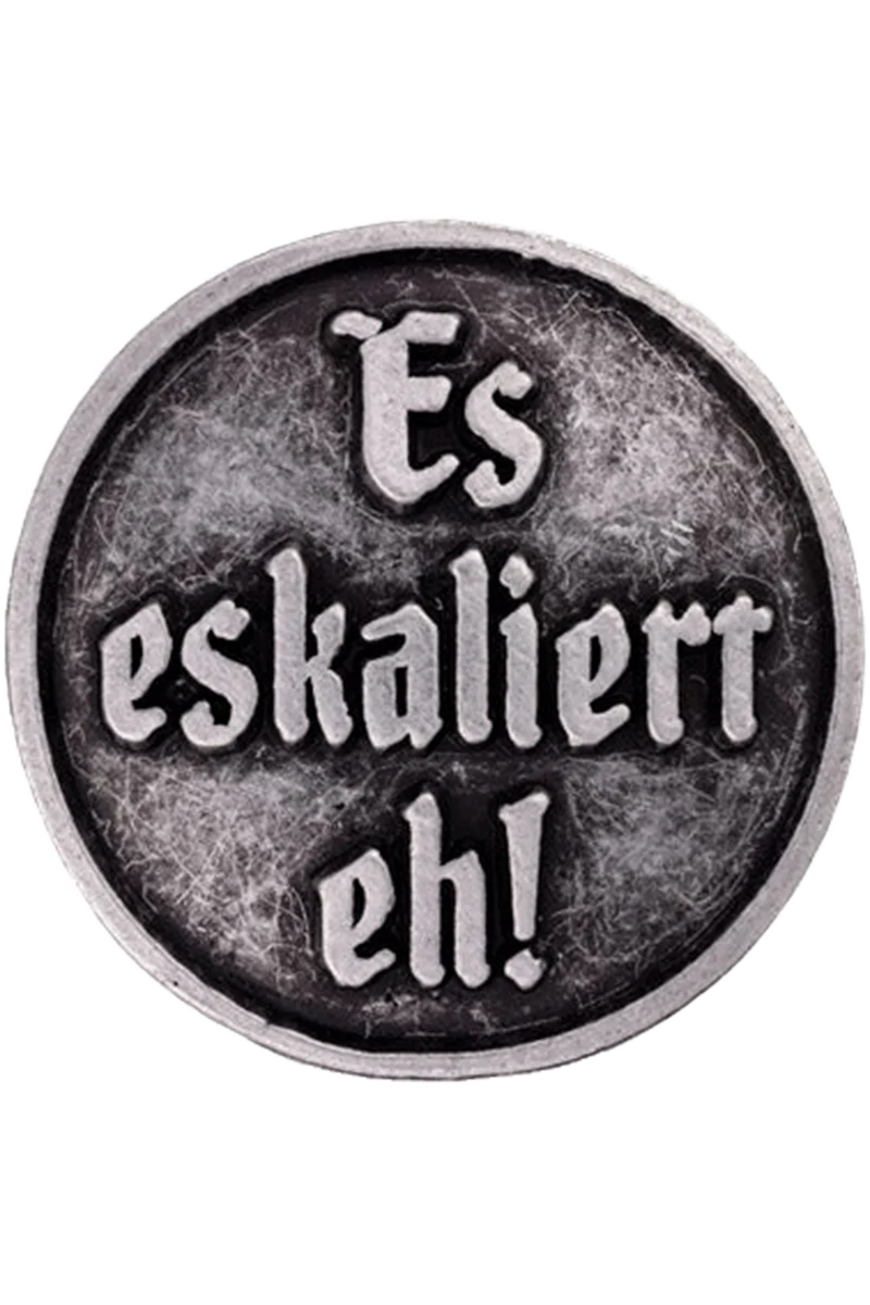 Trachten-Anstecker mit Spruch