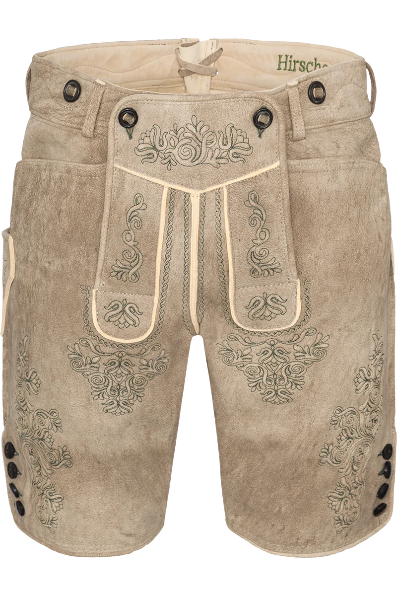 Rustikale Herren Hirschlederhose kurz