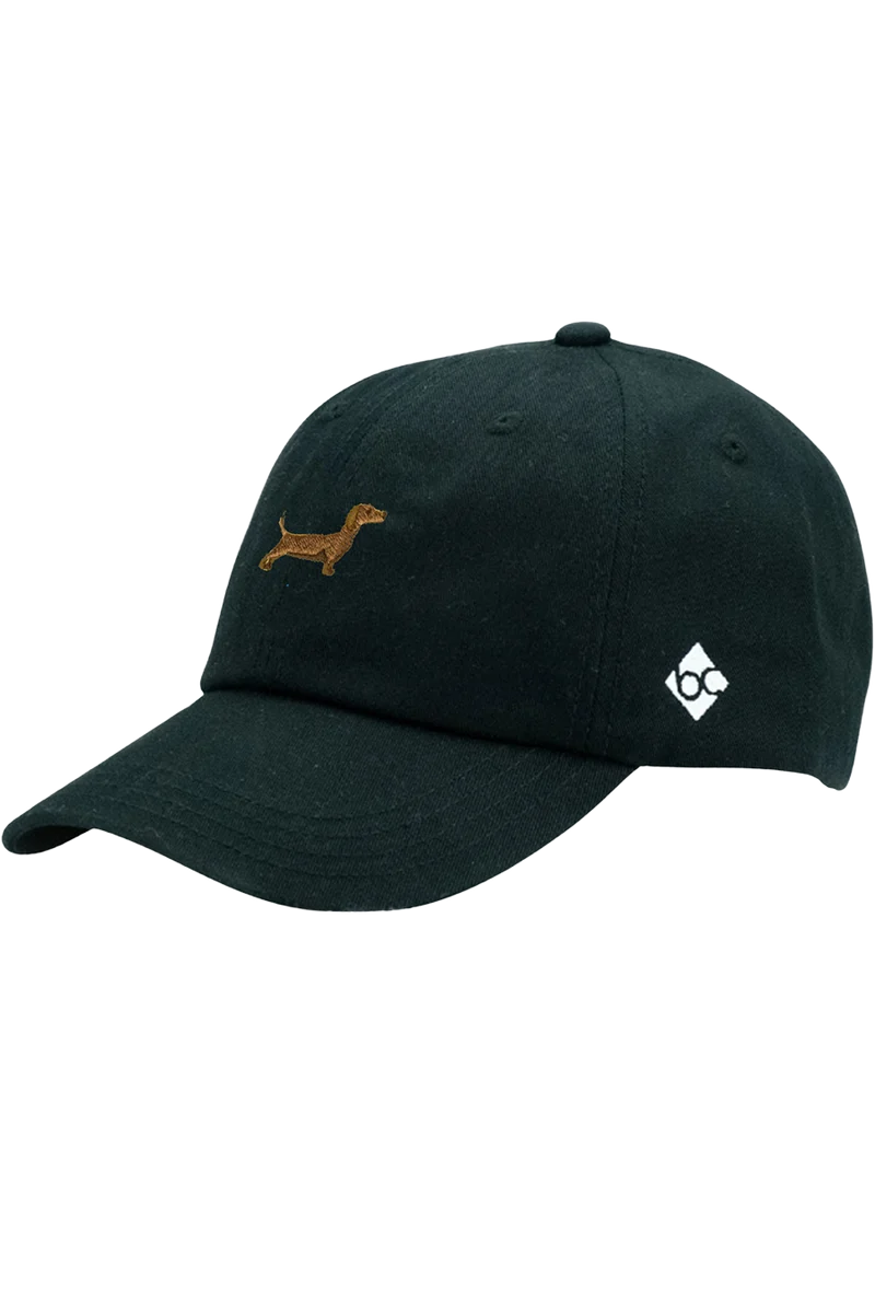 Unisex Cap gebogen mit Dackel-Stick