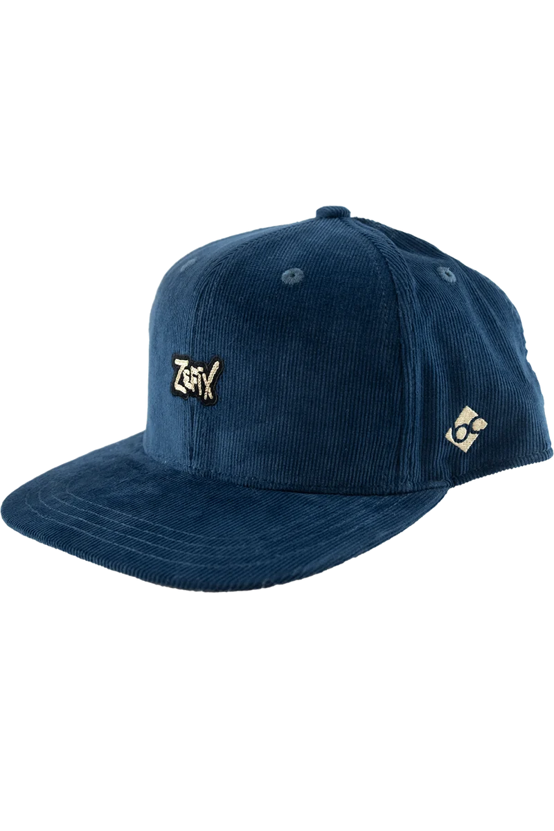 Cap aus Cord mit Zefix-Schriftzug