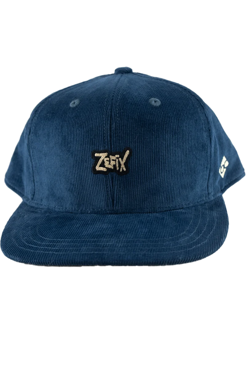Cap aus Cord mit Zefix-Schriftzug