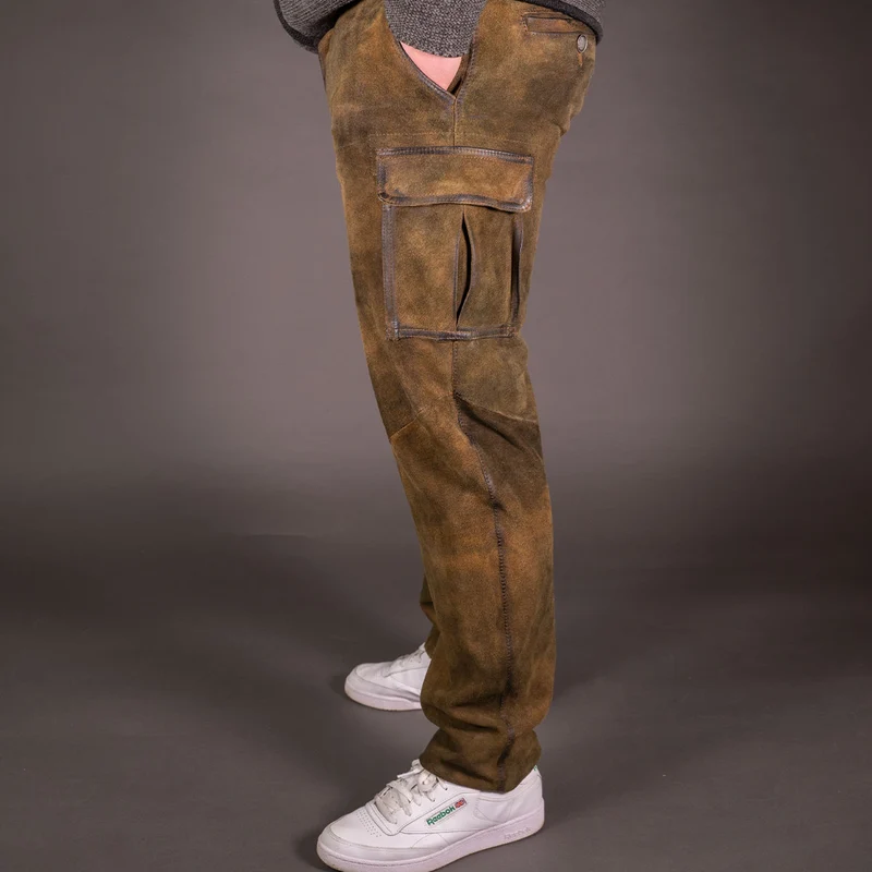 Datschi Trachten Lange Cargo Lederhose Ludwig Braun