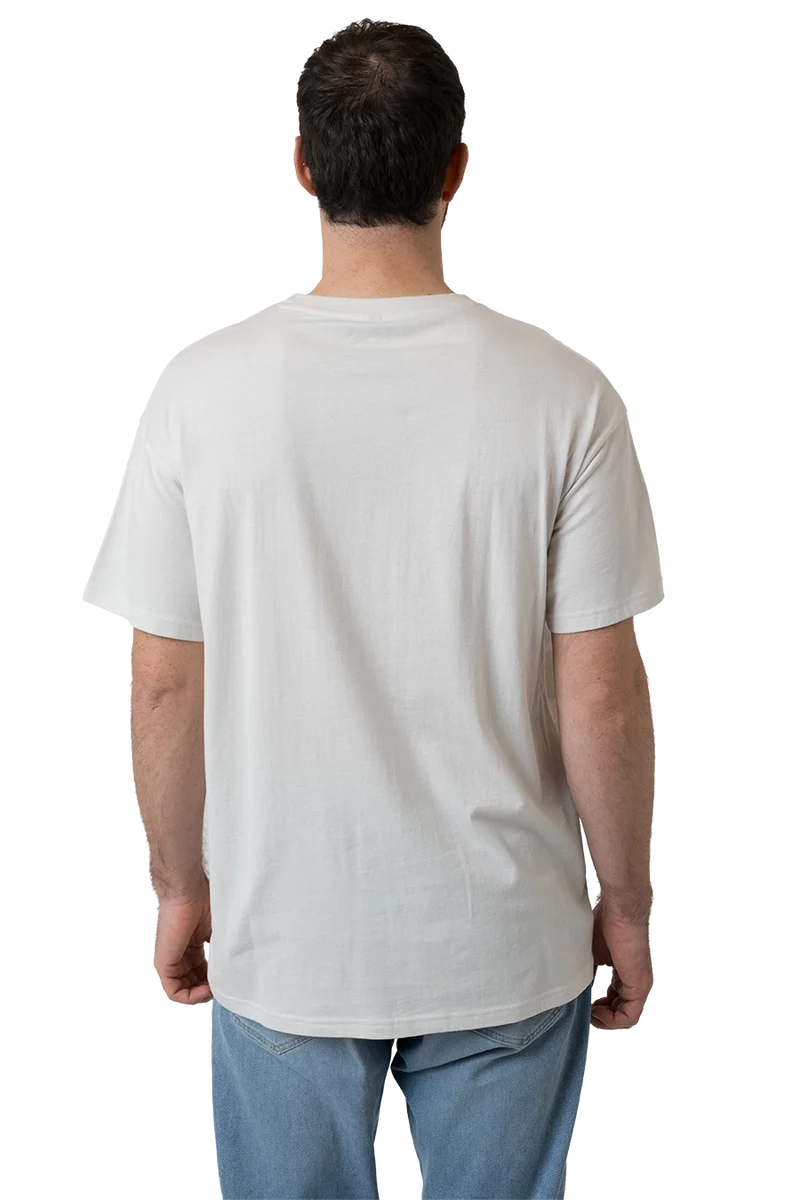 Herren T-Shirt mit Lucky Luke Schattenmotiv - beige