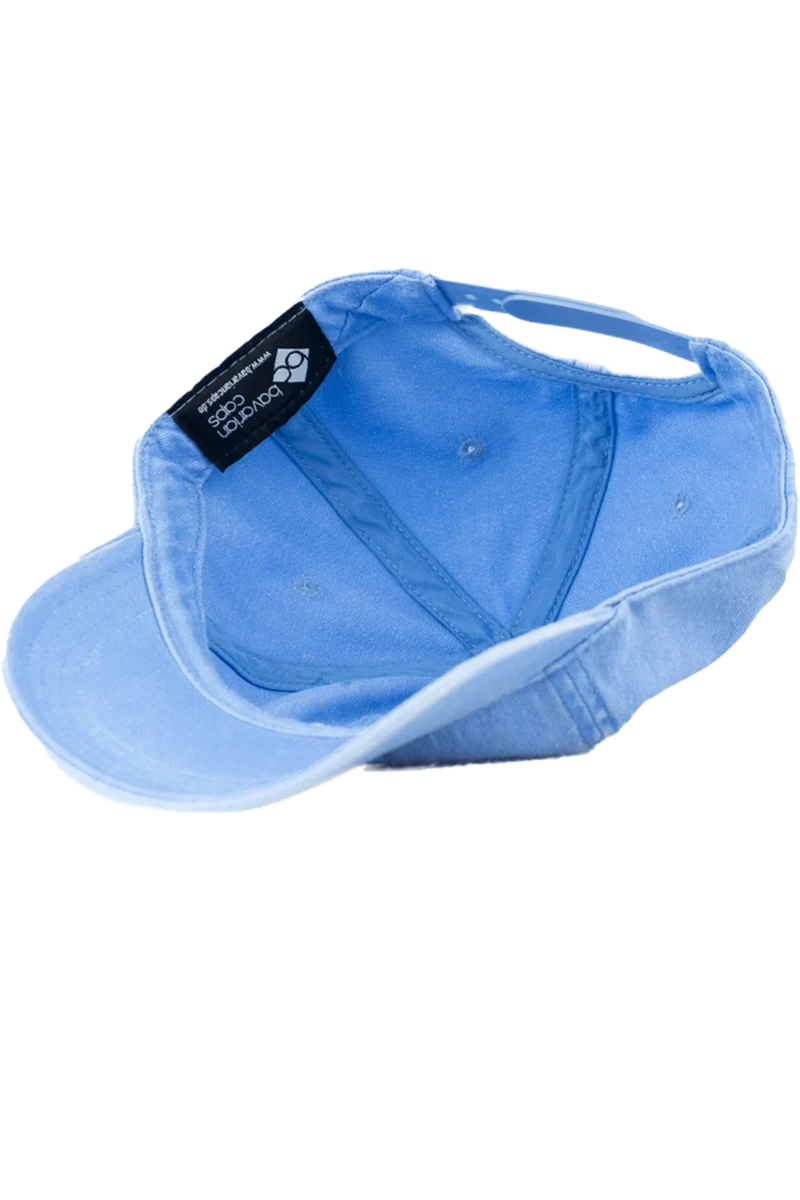 Unisex Cap mit Gipfelstürmer-Design im Denim-Look