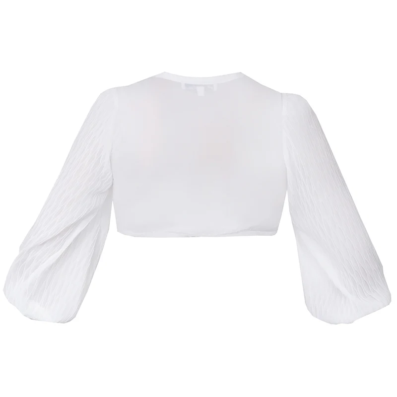 MarJo Dirndlbluse Nandlstadt Weiß 3/4 Arm