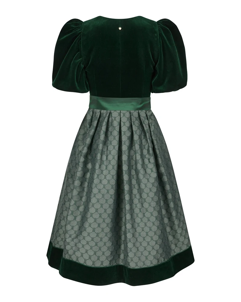 Samtdirndl Mona mit abnehmbarem Puffarm