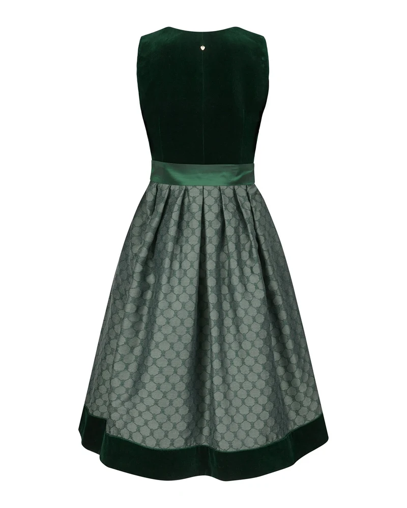Samtdirndl Mona mit abnehmbarem Puffarm