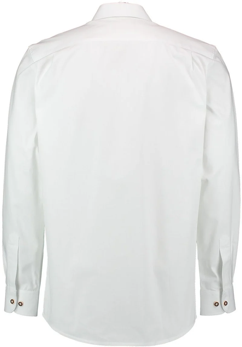 Herrenhemd Otto weiß mit Haifischkragen langarm