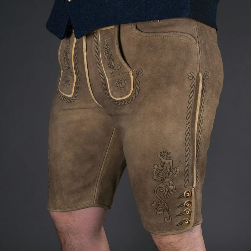 Datschi Trachten Lederhose Anton Sämisch Sand/Beige