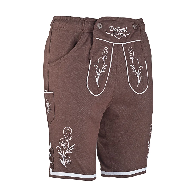 Lederhosen Jogginghose Kurz Braun