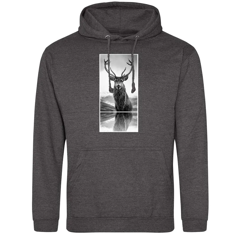Trachtenhoodie Hirsch