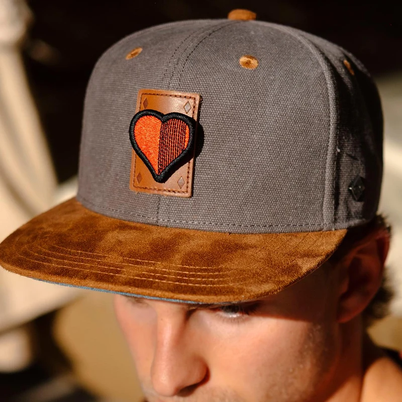 Bavarian Caps Schafkopf Cap Dunkelgrau Wechselpatch