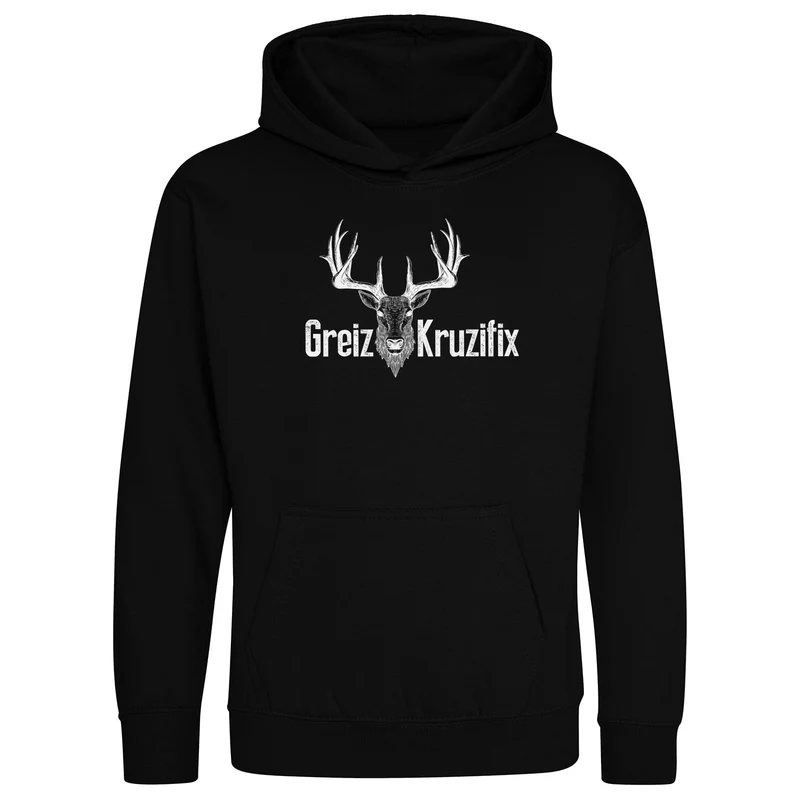 Greiz Kruzifix Kinder Hoodie