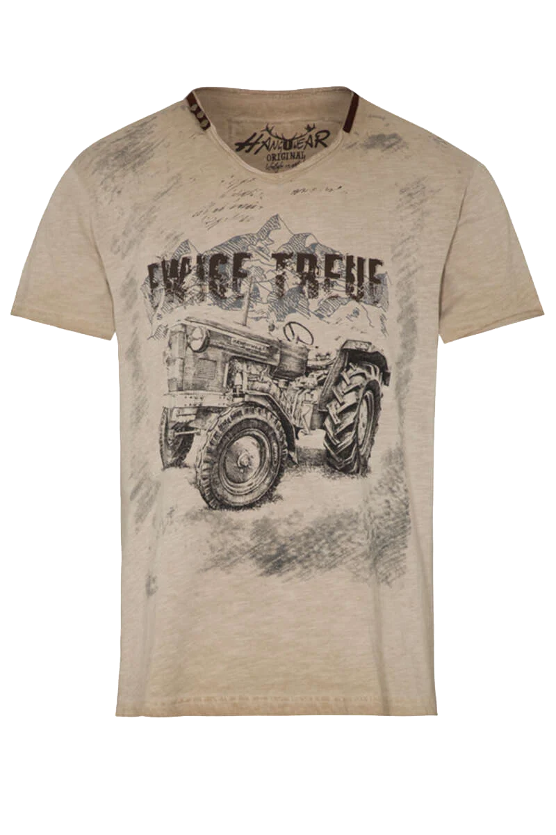 Herren Trachtenshirt 'Traktor'